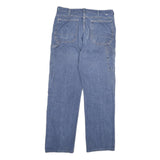 DICKIES Mens Regular Fit Blue Denim Jeans W34 L31 Workwear Straight Leg Zip
