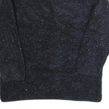 ANDY JOHNS Womens Navy Blue Flecked Button Wool Blend Jacket M Coat Classic