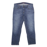 TOMMY HILFIGER Womens Jeans Blue Relaxed Straight Denim Medium W32 L26 Classic