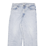 LEVI'S Womens High Waisted Straight Jeans Blue Loose Straight Denim Light W32