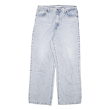 LEVI'S Womens High Waisted Straight Jeans Blue Loose Straight Denim Light W32