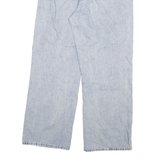 LEVI'S Womens High Waisted Straight Jeans Blue Loose Straight Denim Light W32