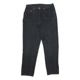 TEDDY'S Womens Classic Black Denim Jeans Cotton Zip W30 L28 Stylish Casual
