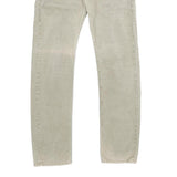 LEVI'S Mens Corduroy Beige Regular Straight Trousers W28 L32 Classic Casual