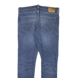 LEVI'S 512 Tapered Mens Jeans Blue Slim Denim Medium W34 L30 Distressed