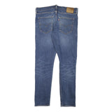 LEVI'S 512 Tapered Mens Jeans Blue Slim Denim Medium W34 L30 Distressed