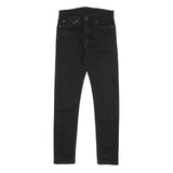 LEVI'S 510 Mens Jeans Black Slim Skinny Denim W32 L34 Zip Cotton Blend