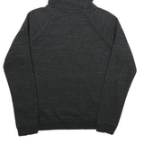NIKE Mens Black Hoodie S Cotton Blend Pullover Casual Sports Sweatshirt