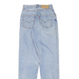 LEVI'S Womens Blue Relaxed Straight Denim Medium W25 L30 Casual Vintage Zip