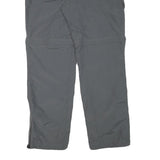 COLUMBIA Womens Grey Polyester Blend Zip Regular Cargo Trousers W35 L31 Outdoor