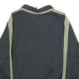 CMP Mens Black & Green Nylon Zip Jacket M Lightweight Sportswear