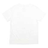 CHEMISTRY Mens White Corvette Graphic T-Shirt L Short Sleeve Crew Neck Racing