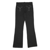 CALVIN KLEIN JEANS Womens Black Regular Fit Flared Denim W30 L34 Stylish
