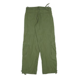 RUE21 Womens Cotton Blend Olive Relaxed Wide-Leg Trousers W30 L32 Casual Cargo