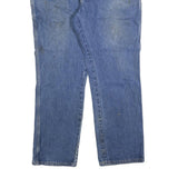 DICKIES Mens Regular Fit Blue Denim Jeans W40 L32 Classic Cotton Blend Zip