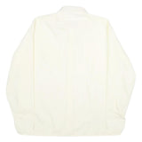 TOP SPORT Mens White 2XL Long Sleeve Cotton Blend Shirt Classic Fit Formal