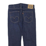 LEVI'S Mens Blue Regular Fit Straight Denim Jeans W33 L24 Classic Cotton Zip
