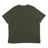 POLO RALPH LAUREN Mens Green V-Neck T-Shirt XL Cotton Blend Casual
