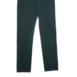 DI RAFFAELE Womens Regular Fit Black Cotton Denim Jeans W26 L33 Slim Straight