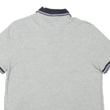 TOMMY HILFIGER Mens Grey Short Sleeve Plain M Polo Shirt Pocket Logo
