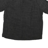 BATIK BAY Mens Black Rayon Hawaiian XL Floral Print Short Sleeve Shirt Relaxed