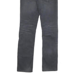 BOSS Mens Jeans Black Regular Straight Denim Medium W30 L32 Stylish Zip Closure