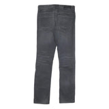 BOSS Mens Jeans Black Regular Straight Denim Medium W30 L32 Stylish Zip Closure