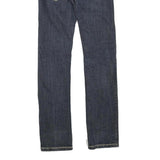 TRUE RELIGION Womens Dark Blue Regular Jeans Denim W27 L29 Classic Cotton Zip