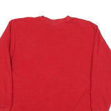 NIKE Mens Red IU Logo Pullover Hoodie XL Polyester Blend Casual Wear