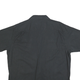 WRANGLER Mens Black Cotton Blend Short Sleeve Shirt XL Button Pockets Casual