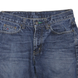 TOMMY HILFIGER Mens Denim Blue Cut-Off Shorts M W32 Classic Fit Casual Summer