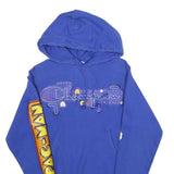CHAMPION REVERSE WEAVE Mens Blue Pac-Man Pullover Hoodie M Graphic Print Retro