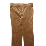 MAX MARA STUDIO Womens Polyester Blend Brown Slim Straight Trousers W30 L30