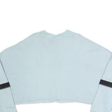 REEBOK Womens Blue Crew Neck 2XL Sweatshirt Cropped Casual Sportswear