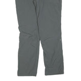 COLUMBIA Womens Grey Polyester Blend Regular Straight Trousers W36 L32 Outdoor