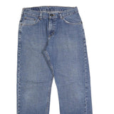LEE Mens Jeans Blue Regular Straight Denim Medium W30 L30 Classic Cotton Zip