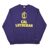 CARHARTT Mens Blue Cal Lutheran Crew Neck L Cotton Blend Sweatshirt