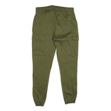 TALLY WEIJL Womens Cotton Blend Olive Slim Relaxed Cargo Trousers W32 L29