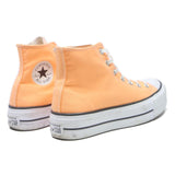 CONVERSE Chuck Taylor All Star Mens High Top Trainers Peach Canvas UK 7 Stylish