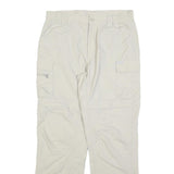 COLUMBIA Womens Regular Fit Beige Zip Cargo Trousers W32 L30 Outdoor Hiking