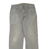 CARHARTT Mens Regular Fit Grey Cotton Blend Denim Jeans W32 L32 Workwear Utility