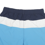 NAUTICA Mens Blue & White Swimming Shorts XL W34 Drawstring Lightweight Classic