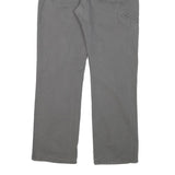 DICKIES Mens Regular Grey Cotton Blend Workwear Trousers W32 L29 Durable Zip