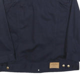CHAPS Womens Navy Blue Jacket XL Cotton Classic Button Denim Label