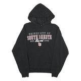 CHAMPION Mens Black University Of South Dakota Alumni Pullover Hoodie M Cotton