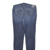 TRUE RELIGION Womens Jeans Blue Slim Skinny Denim Medium W31 L34 Stylish Zip