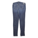 TRUE RELIGION Womens Jeans Blue Slim Skinny Denim Medium W31 L34 Stylish Zip