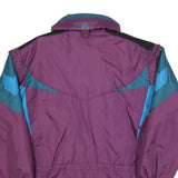 CANADIAN SPIRIT Mens Purple Teal Blue Outdoor Jacket L Polyester Blend Zip