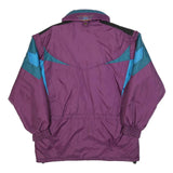 CANADIAN SPIRIT Mens Purple Teal Blue Outdoor Jacket L Polyester Blend Zip