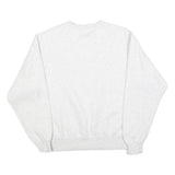 PACIFIC & CO Womens White Folly Beach South Carolina Crew Neck S Sweatshirt